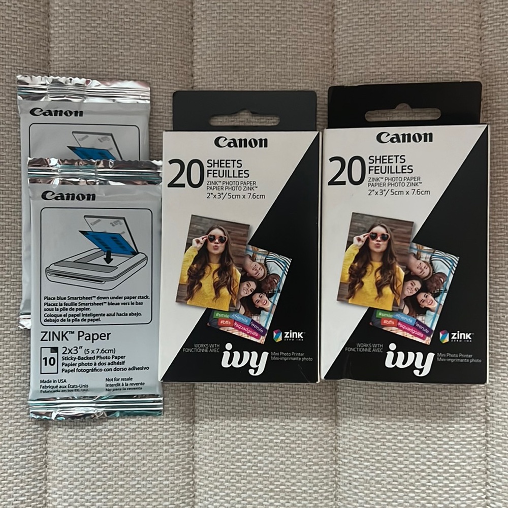 Canon 60 sheets Feuilles
